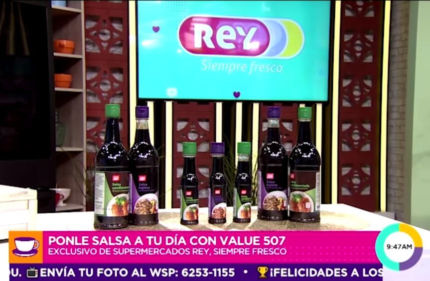 Mención + Product Placement + Logo en Set